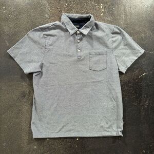 Buffalo David Burton Grey Men’s Polo Shirt Cotton Blend Casual Size Large